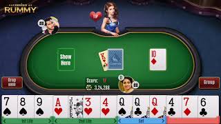 How to play RummyReal Hindi Indian Rummy game [upl. by Aneladgam46]