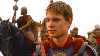 Titus Pullo Meets Grownup Augustus Octavian on a Battle Field ROME HBO HD Scene [upl. by Nnaeirb]