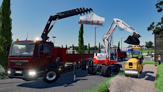 FS22  Map Geiselsberg TP 006🚧👷🏽  Public Work  Forestry Farming and Construction  4K [upl. by Ayad]