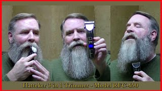 Hatteker RFC690 Beard Trimmer [upl. by Ainegul]