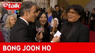 Ben Mulroney impresses Bong Joon Ho with his Korean  etalk [upl. by Carbrey]