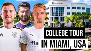 Ein Tag im Leben von deutschen College Fußballern in Miami⚽️🌴 [upl. by Fante]