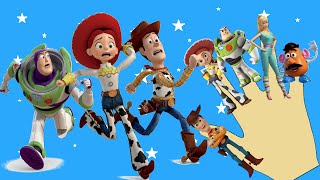 Toy Story Finger Family Song Nursery Rhymes For Kids Lyrics Daddy Finger [upl. by Puttergill301]