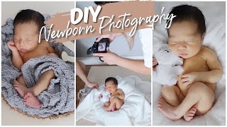 DIY NEWBORN PHOTOGRAPHY TIPS amp TRICKS [upl. by Aerdma]