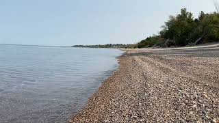 Calm Kincardine Beach Lake Huron kincardine ontario lakehuron beach summer swimming relaxing [upl. by Madella416]