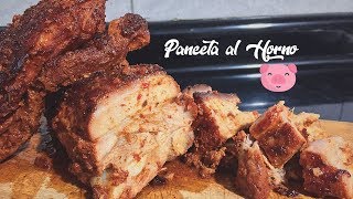 PANCETA AL HORNO 😋🍖  Caramelizada y Perfecta [upl. by Dis]