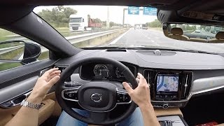 Volvo Pilot Assist S90  POV Test Drive [upl. by Medarda]