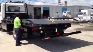 Hino Rollback Flatbed Tow Truck with JerrDan Rollback Body [upl. by Caryn204]