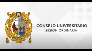 🔴14112023 Consejo Universitario Sesión Ordinaria Ampliada UNMSM [upl. by Alrich]