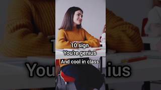 10 sign youre Genius and cool in class  student attitude  study tips and tricks [upl. by Reece]