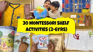 Montessori Activities For Kids 26yrs old montessoriathome preschoolactivities homeschooling [upl. by Anifad]