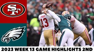 San Francisco 49ers vs Philadelphia Eagles Highlights 2nd Qtr  December 3 2023 [upl. by Opalina]