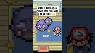 What if you gave a poison Pokémon an antidote 😂 pokemon shorts [upl. by Attenat]