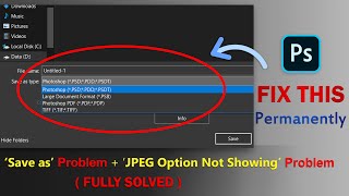 How To Save As JPEG In Photoshop  2023 [upl. by Neeloj]