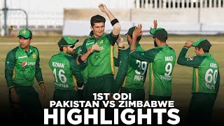 Full Highlights  Pakistan vs Zimbabwe  1st ODI  PCB  MD2K [upl. by Lance]