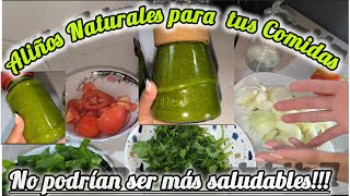 COMO PREPARAR ALIÑOS NATURALES PARA TUS COMIDASESTE ES EL SAZONADOR MAS SALUDABLE recetas tips [upl. by Riccio]