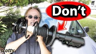 Why Not to Buy a Cheap Quick Strut Assembly for Your Car [upl. by Lorette]