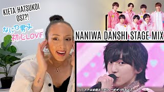 Naniwa Danshi なにわ男子  初心LOVE Ubu Love Stage Mix JPOP REACTION [upl. by Novehc]