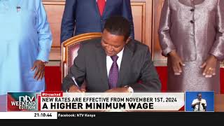 Government signs gazette notice that raises minimum wage by 6 [upl. by Edaw]