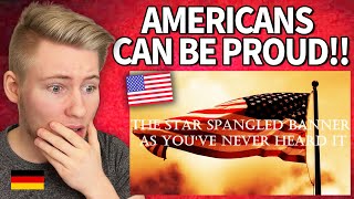 German Reacts to The Star Spangled Banner As Youve Never Heard It [upl. by Ylak]