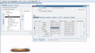 BOM Oracle Bills of Material The Basics Oracle Applications Training [upl. by Llij]