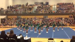 Providence Catholic High School Varsity Cheerleading  LWN12812 Competition [upl. by Meadow682]