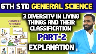 6TH STD SCIENCE3DIVERSITY IN LIVING THINGS AND THEIR CLASSIFICATIONPART2MAHARASHTRA BOARD [upl. by Nevins]