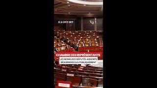 Chambre des représentants  les noms des députés absents désormais lus publiquement [upl. by Ariela77]