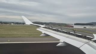 QANTASLINK Airbus A220300 Landing at Canberra [upl. by Mortie]