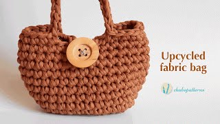 Upcycled fabric bag [upl. by Eelrahc69]