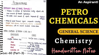 Chemistry  Chapter14 Organic Compounds  Lec60Part3  General Science  An Aspirant [upl. by Amalbena]