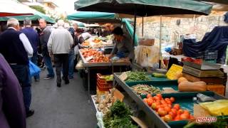 Crete  Saturday market in Chania [upl. by Llenod]