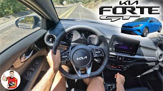 The 2023 Kia Forte GT is a Perfect First Car  Budget Buy POV Drive Review [upl. by Dona910]