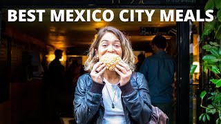 BEST MEALS IN MEXICO CITY [upl. by Oinigih]