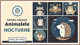 Animalele nocturne  video babyfriendly 03 ani [upl. by Agneta]