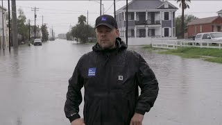 Rain Continues to Fall in Galveston Texas [upl. by Salomo]