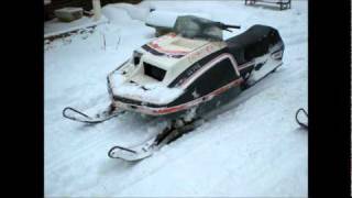 1 10 2010 snowmobiling vintage Polariss [upl. by Johppah426]