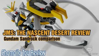 JMS NASCENT DESERT REVIEW COMPARISON WITH BANDAI SANDROCK [upl. by Nilyac]