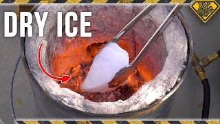 What Does DRY ICE Do in a Metal Foundry TKORs Best Dry Ice Experiment Burn Melting Smoke [upl. by Eitsyrc]