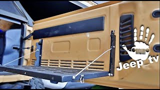 Jeep Wrangler JK Tailgate Table by SUPAREE [upl. by Neelear]