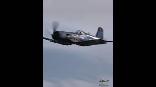 Chance Vought F4U Corsair Lowpass vintageaircraft avgeek fighter aviation avgeek [upl. by Darell]