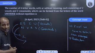 The number of 4letter words with or without meaning each consisting of 2 vowels and 2 consona [upl. by Wemolohtrab]