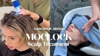 Scalp Treatment in Korea  scalp deep clean  Seoul Moclock Spa [upl. by Deacon]