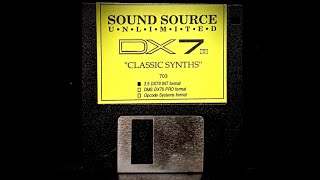 DX7ii  Sound Source Unlimited 703 quotClassic Synthsquot [upl. by Cadmarr]