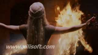 Game Of Thrones  Daenerys khaleesi And Dracarys All Scenes [upl. by Netsirhk]