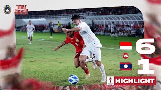 Highlights Indonesia vs Laos  ASEAN Boys Championship U16 2024 [upl. by Moor]