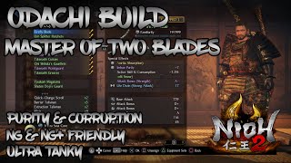 Nioh 2  Odachi Build  Master of Two Blades [upl. by Fairman]