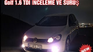 Volkswagen Golf 16 TDI COMFORTLİNE İNCELEMESİ GOLF 6 KASA [upl. by Cart]