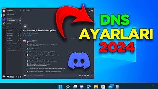 DNS Ayarları Değiştirme 2024  Discord Açılmıyor Dns Ayarları İle Vpnsiz Discorda Girme  Windows 10 [upl. by Baecher]