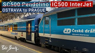 TRIP REPORT  ČD InterJet as SuperCity Pendolino replacement  Ostrava to Praha  Pendolino náhrada [upl. by Ocana235]